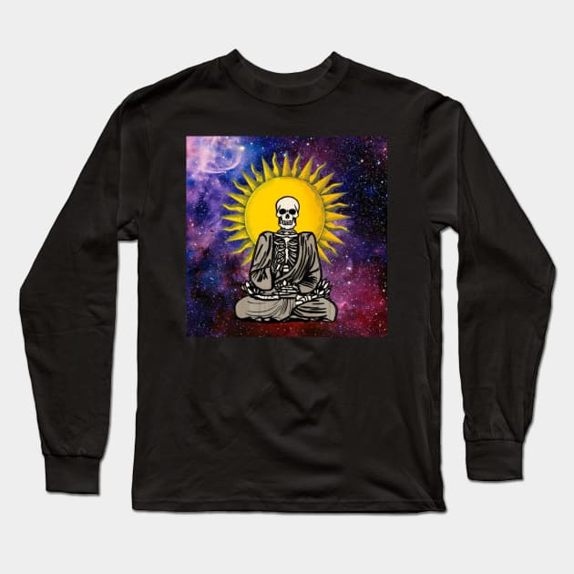 Meditating from within Long Sleeve T-Shirt by Art by Ergate